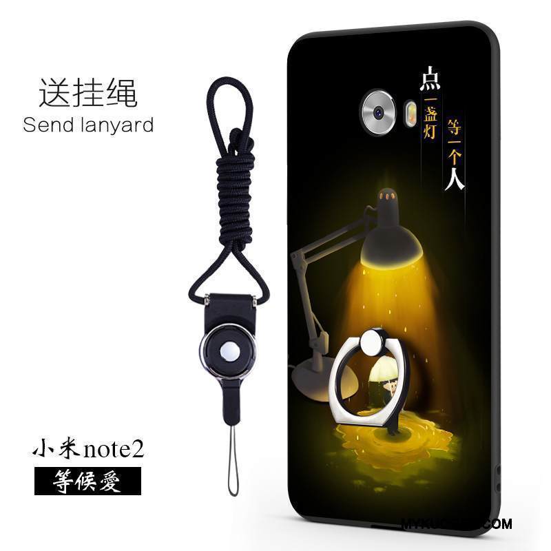Kuori Mi Note 2 Luova Puhelimen Kuoret Musta, Kotelo Mi Note 2 Tuki Persoonallisuus Murtumaton