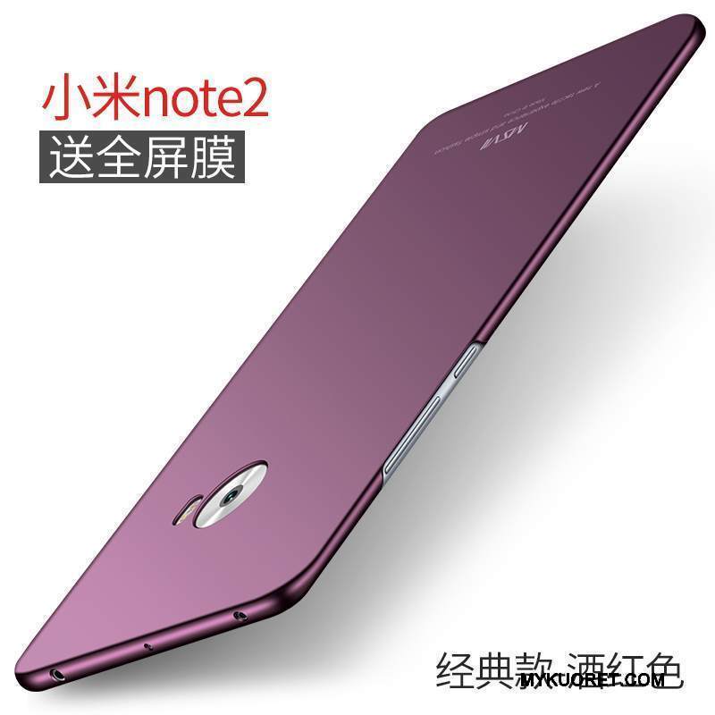 Kuori Mi Note 2 Monivärinen Trendi Puhelimen Kuoret, Kotelo Mi Note 2 Suojaus Pesty Suede Pieni