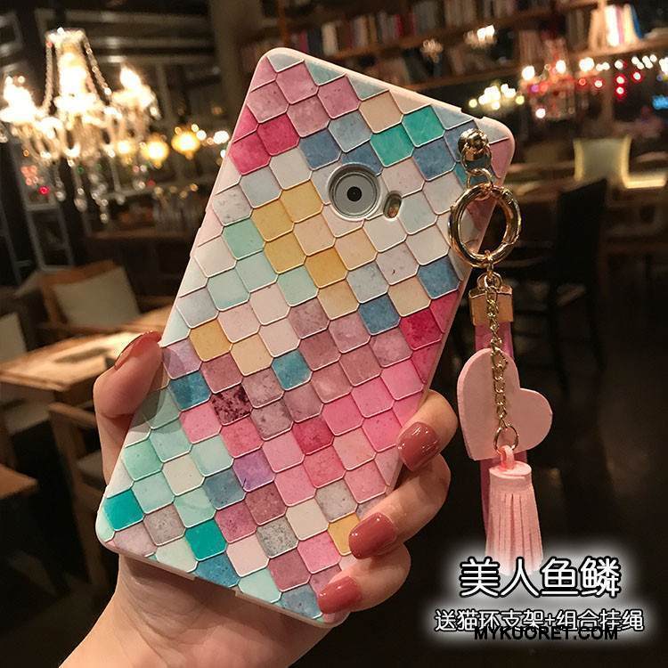 Kuori Mi Note 2 Pehmeä Neste Jauhe Ripustettavat Koristeet, Kotelo Mi Note 2 Kohokuviointi Mansikka Rakkaus