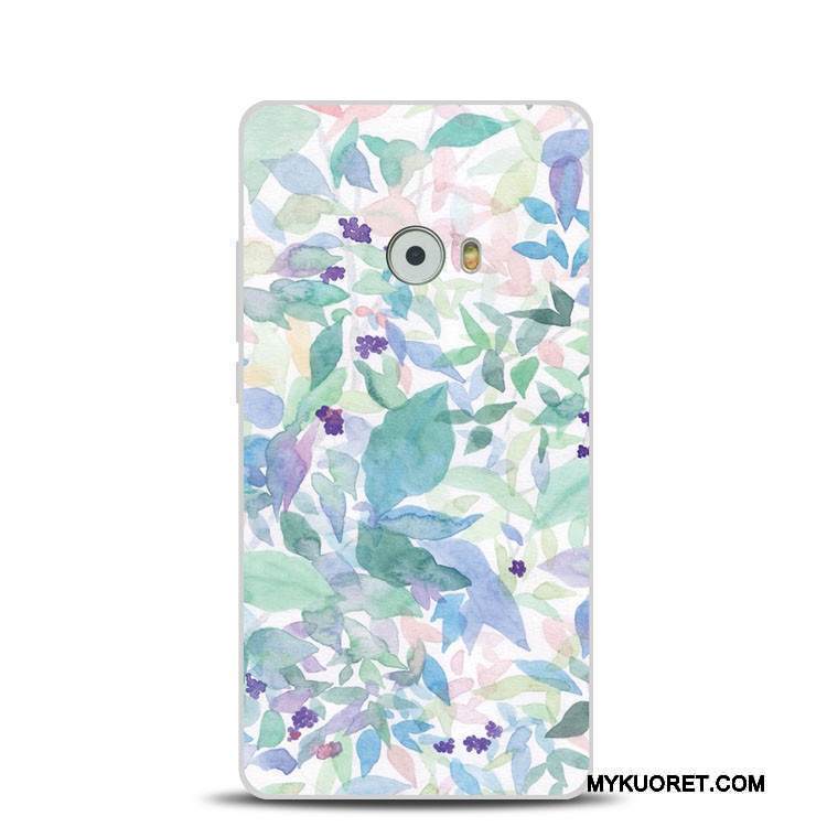 Kuori Mi Note 2 Pehmeä Neste Kustannukset Puhelimen Kuoret, Kotelo Mi Note 2 Kohokuviointi Vihreä Sitruuna