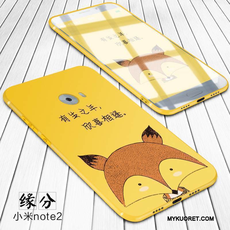 Kuori Mi Note 2 Pehmeä Neste Murtumaton Pieni, Kotelo Mi Note 2 Silikoni Persoonallisuus Puhelimen Kuoret