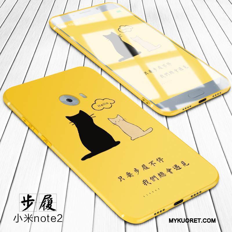 Kuori Mi Note 2 Pehmeä Neste Murtumaton Pieni, Kotelo Mi Note 2 Silikoni Persoonallisuus Puhelimen Kuoret