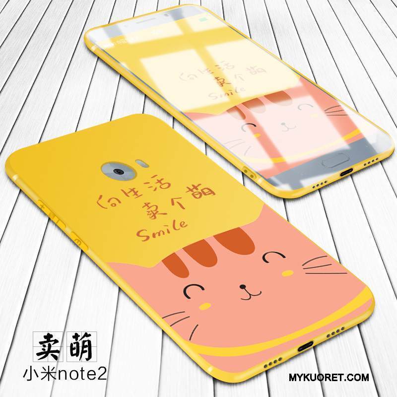 Kuori Mi Note 2 Pehmeä Neste Murtumaton Pieni, Kotelo Mi Note 2 Silikoni Persoonallisuus Puhelimen Kuoret