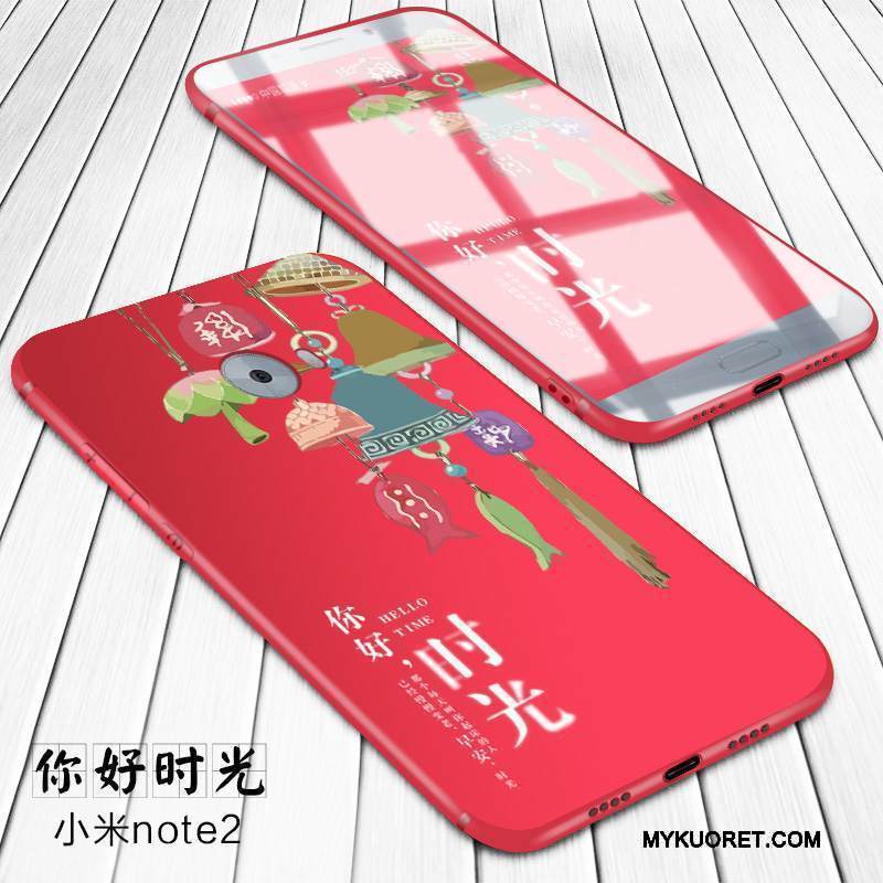 Kuori Mi Note 2 Pehmeä Neste Murtumaton Pieni, Kotelo Mi Note 2 Silikoni Persoonallisuus Puhelimen Kuoret