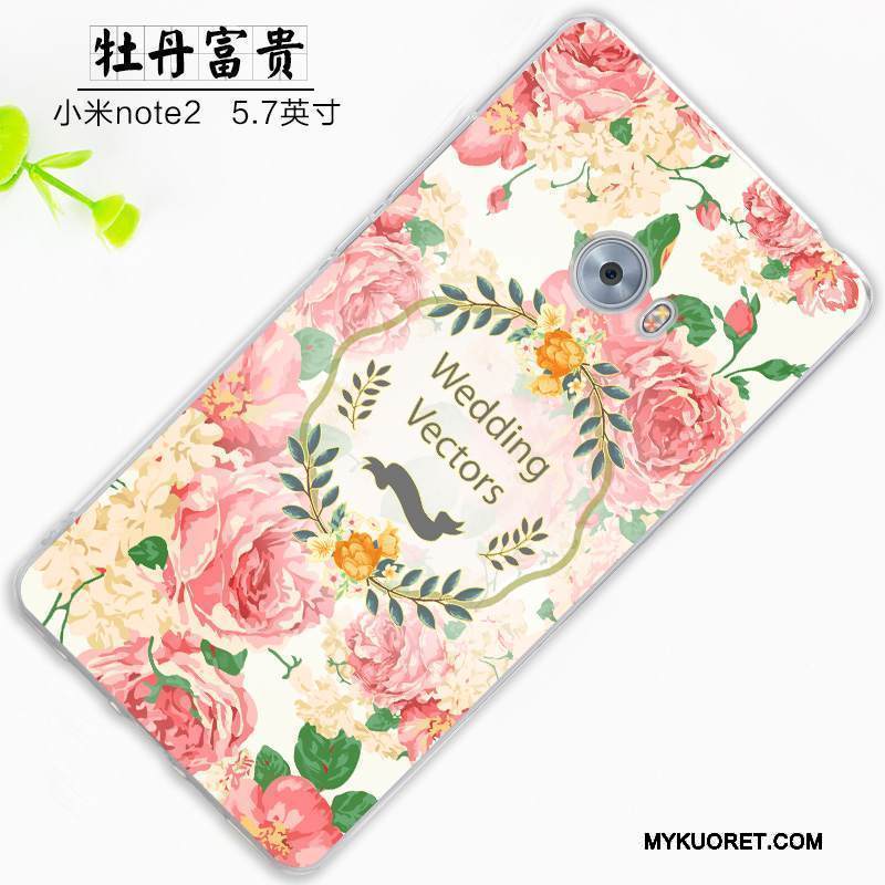 Kuori Mi Note 2 Pehmeä Neste Murtumaton Puhelimen Kuoret, Kotelo Mi Note 2 Suojaus Trendi Pieni