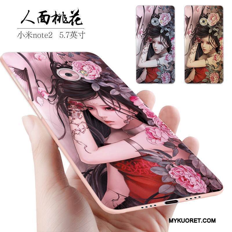 Kuori Mi Note 2 Pehmeä Neste Persoonallisuus Puhelimen Kuoret, Kotelo Mi Note 2 Laukut Trendi Pieni