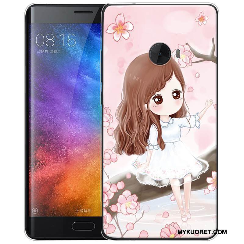 Kuori Mi Note 2 Pehmeä Neste Pieni Puhelimen Kuoret, Kotelo Mi Note 2 Sarjakuva Vihreä