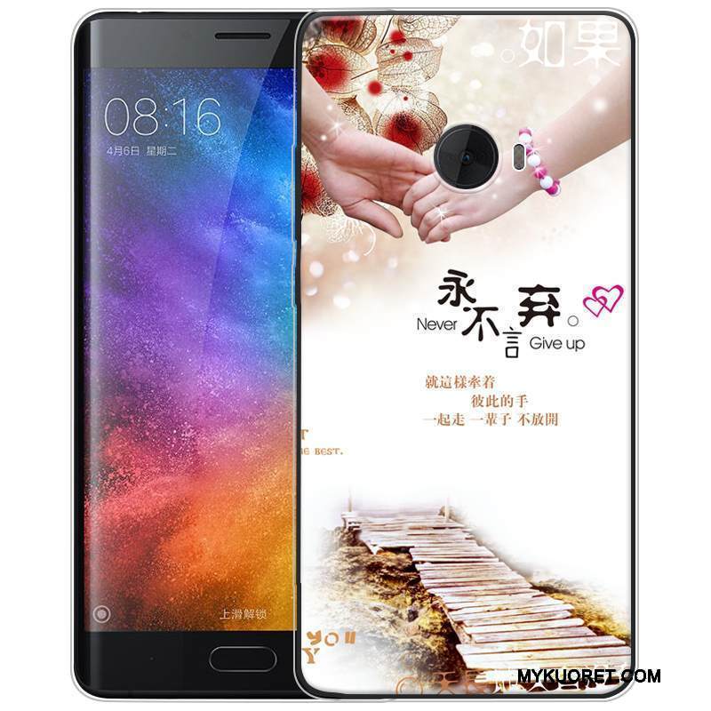 Kuori Mi Note 2 Pehmeä Neste Pieni Puhelimen Kuoret, Kotelo Mi Note 2 Sarjakuva Vihreä