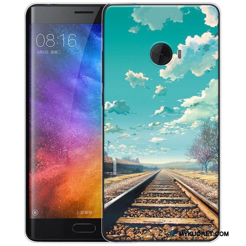 Kuori Mi Note 2 Pehmeä Neste Pieni Puhelimen Kuoret, Kotelo Mi Note 2 Sarjakuva Vihreä