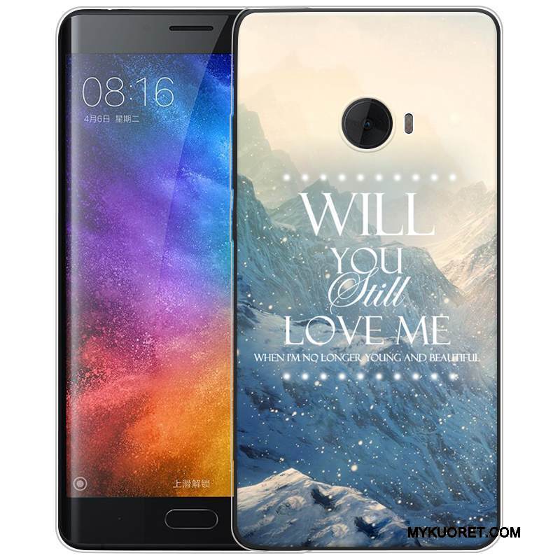 Kuori Mi Note 2 Pehmeä Neste Pieni Puhelimen Kuoret, Kotelo Mi Note 2 Sarjakuva Vihreä