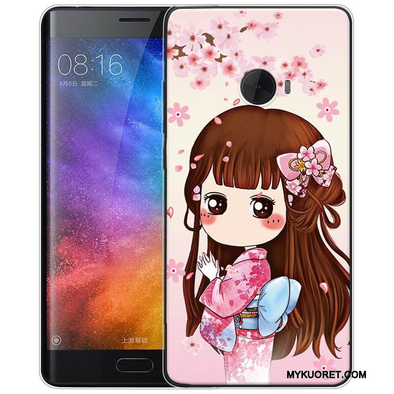 Kuori Mi Note 2 Pehmeä Neste Pieni Puhelimen Kuoret, Kotelo Mi Note 2 Sarjakuva Vihreä