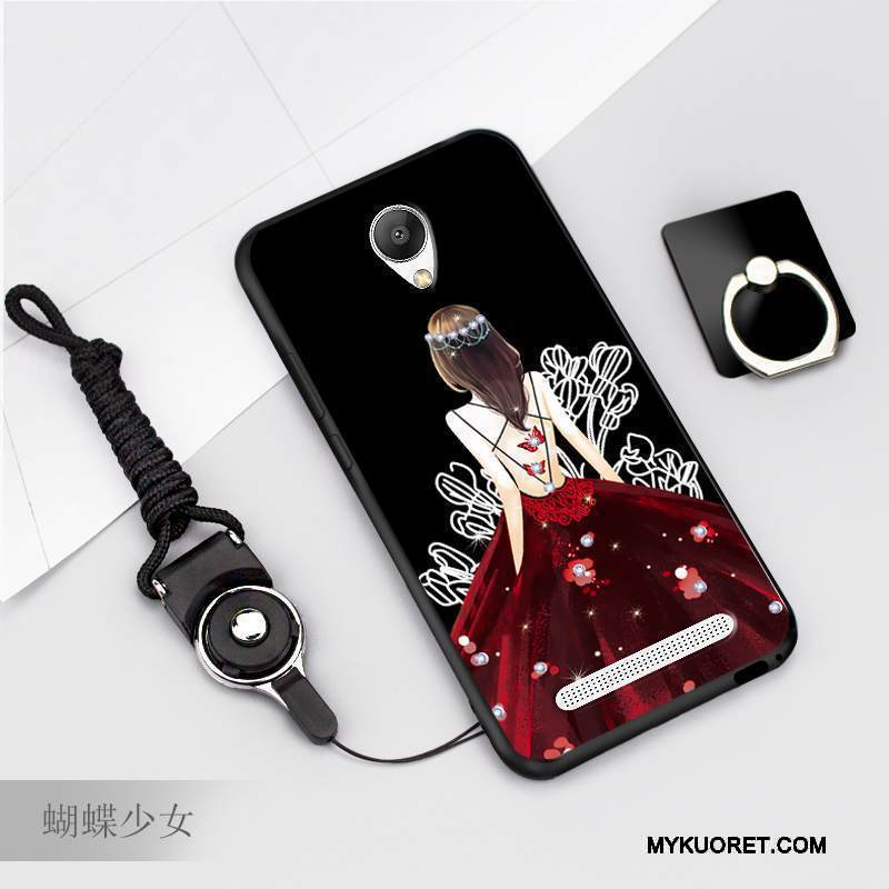 Kuori Mi Note 2 Pehmeä Neste Pieni Punainen, Kotelo Mi Note 2 Sarjakuva Puhelimen Kuoret Jauhe