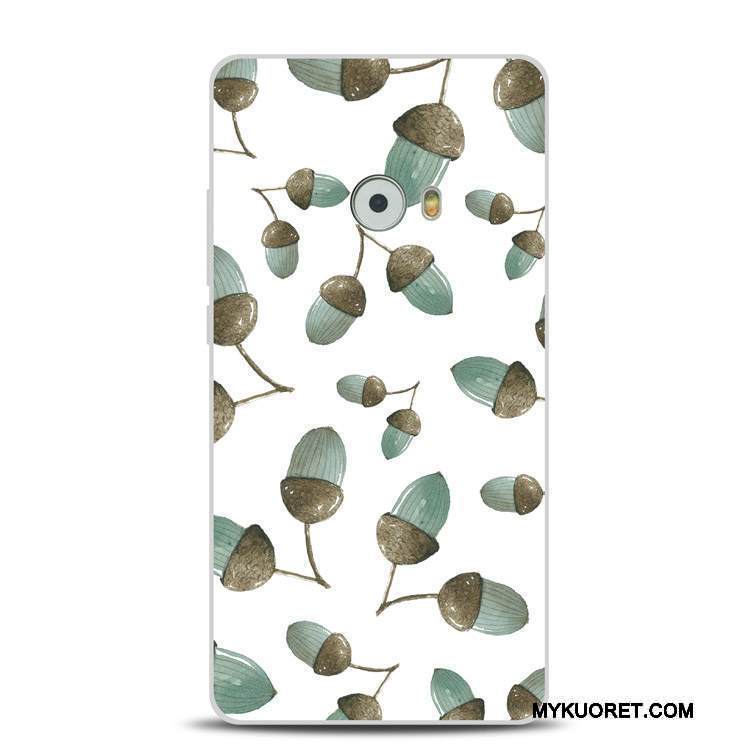 Kuori Mi Note 2 Pehmeä Neste Pitsi Pieni, Kotelo Mi Note 2 Kohokuviointi Vihreä Puhelimen Kuoret