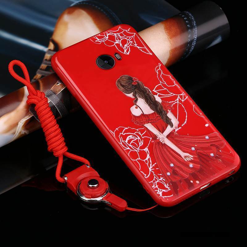 Kuori Mi Note 2 Pehmeä Neste Puhelimen Kuoret Murtumaton, Kotelo Mi Note 2 Laukut Pieni Punainen