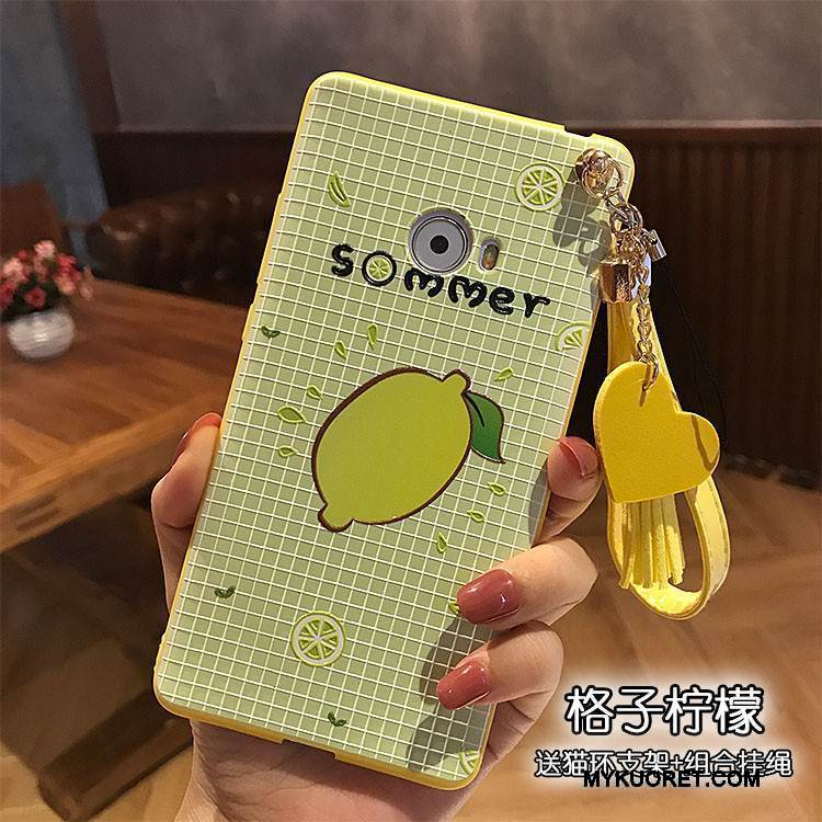 Kuori Mi Note 2 Pehmeä Neste Puhelimen Kuoret Rakkaus, Kotelo Mi Note 2 Kohokuviointi Ripustettavat Koristeet Pesty Suede