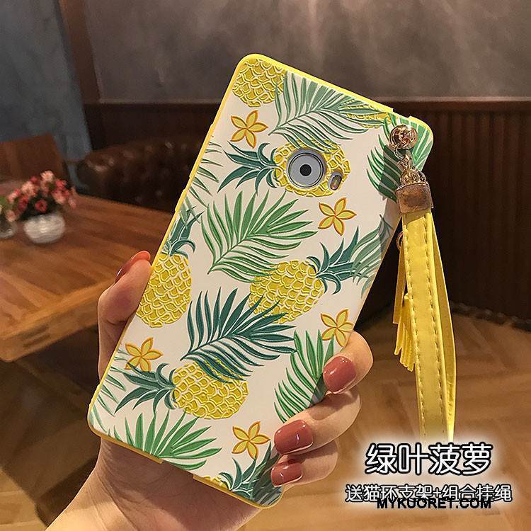 Kuori Mi Note 2 Pehmeä Neste Puhelimen Kuoret Rakkaus, Kotelo Mi Note 2 Kohokuviointi Ripustettavat Koristeet Pesty Suede