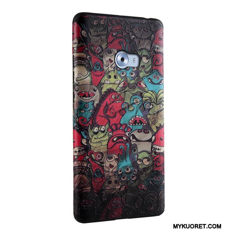 Kuori Mi Note 2 Pehmeä Neste Trendi Puhelimen Kuoret, Kotelo Mi Note 2 Maalaus Pieni Keltainen