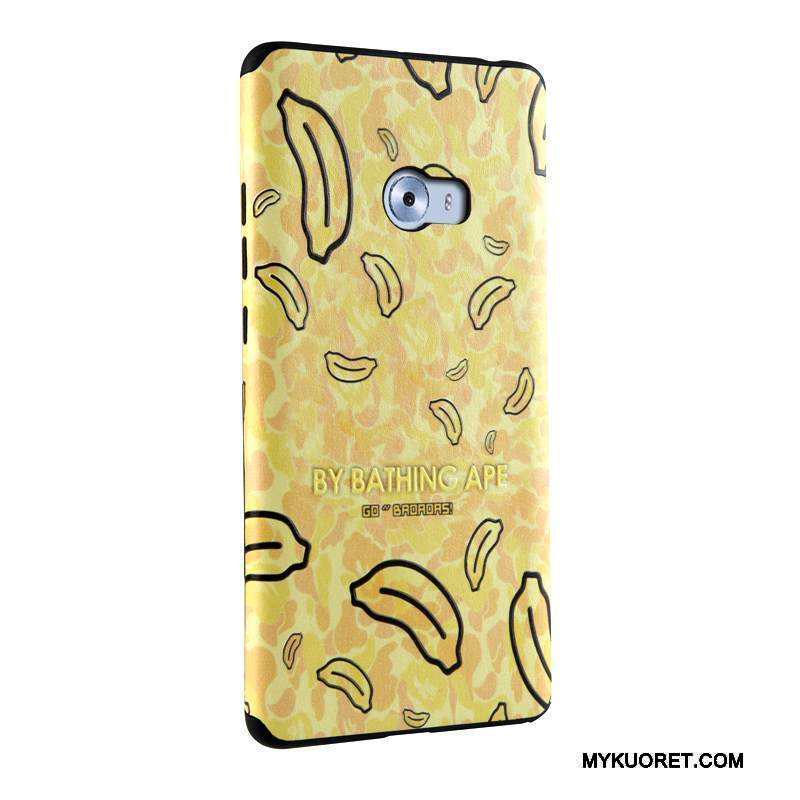 Kuori Mi Note 2 Pehmeä Neste Trendi Puhelimen Kuoret, Kotelo Mi Note 2 Maalaus Pieni Keltainen