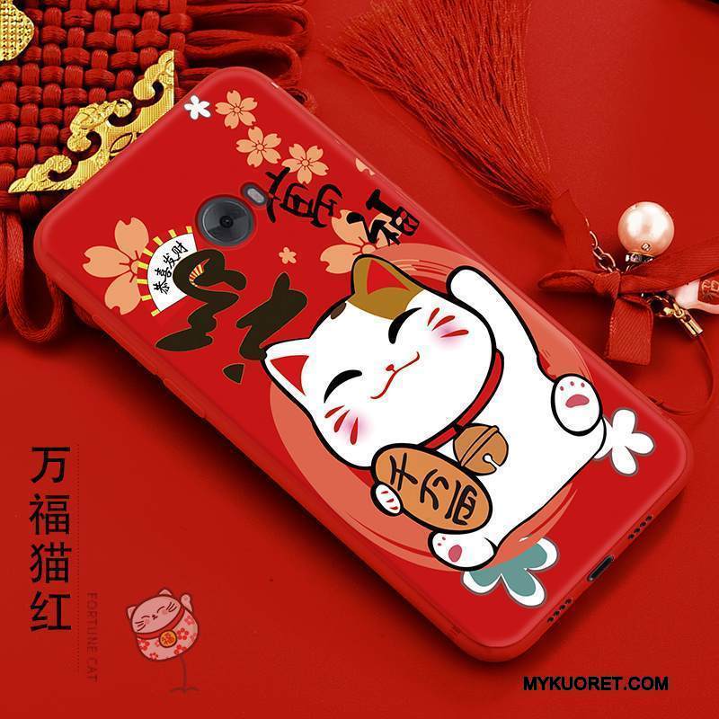 Kuori Mi Note 2 Silikoni Kissa Murtumaton, Kotelo Mi Note 2 Laukut Pieni Rikkaus