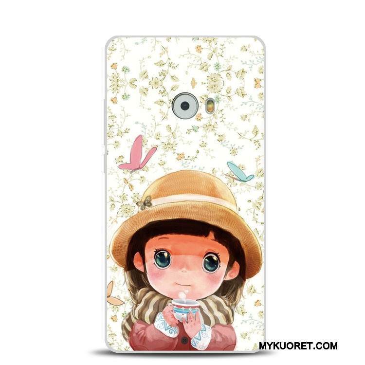 Kuori Mi Note 2 Silikoni Kukka Pieni, Kotelo Mi Note 2 Kohokuviointi Puhelimen Kuoret Sininen