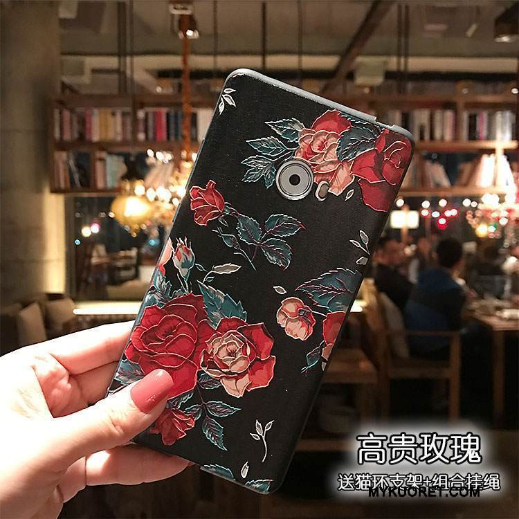 Kuori Mi Note 2 Silikoni Musta Pesty Suede, Kotelo Mi Note 2 Pehmeä Neste Puhelimen Kuoret Pieni