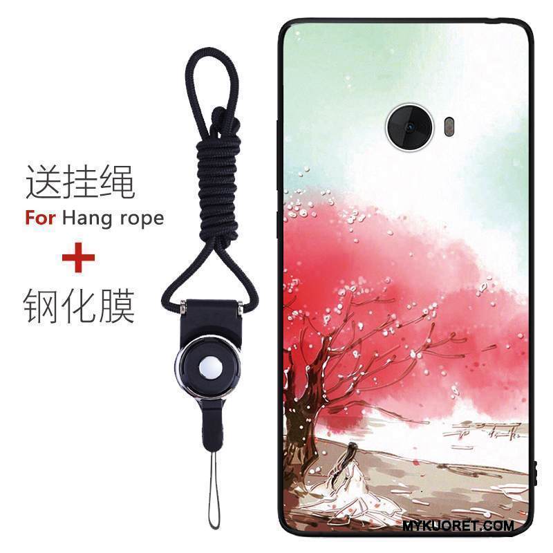 Kuori Mi Note 2 Silikoni Pesty Suede Puhelimen Kuoret, Kotelo Mi Note 2 Pehmeä Neste Pieni Murtumaton