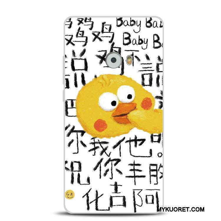 Kuori Mi Note 2 Silikoni Pieni Kana, Kotelo Mi Note 2 Pehmeä Neste Keltainen Puhelimen Kuoret