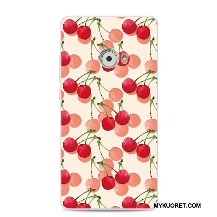 Kuori Mi Note 2 Silikoni Pieni Kukka, Kotelo Mi Note 2 Suojaus Vaaleansininen Punainen