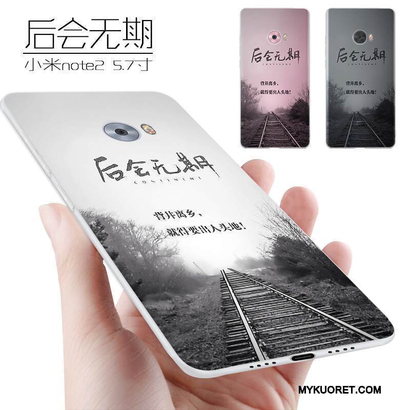 Kuori Mi Note 2 Silikoni Pieni Puhelimen Kuoret, Kotelo Mi Note 2 Laukut Murtumaton Persoonallisuus