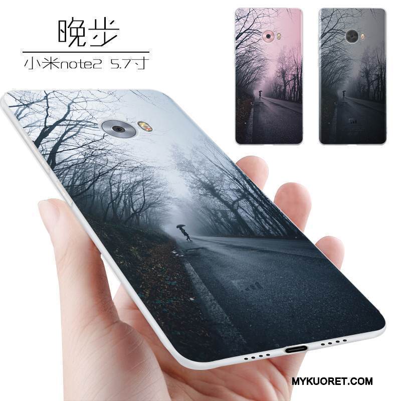 Kuori Mi Note 2 Silikoni Pieni Puhelimen Kuoret, Kotelo Mi Note 2 Laukut Murtumaton Persoonallisuus