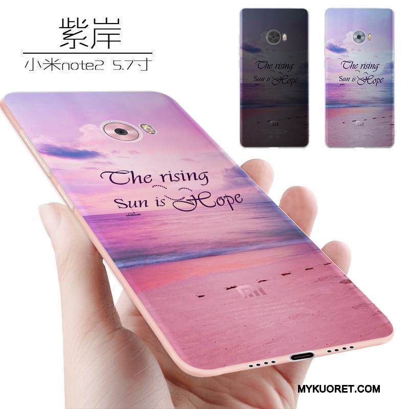Kuori Mi Note 2 Silikoni Pieni Puhelimen Kuoret, Kotelo Mi Note 2 Laukut Murtumaton Persoonallisuus