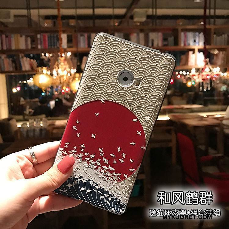 Kuori Mi Note 2 Silikoni Pieni Tuuli, Kotelo Mi Note 2 Pehmeä Neste Musta Pesty Suede