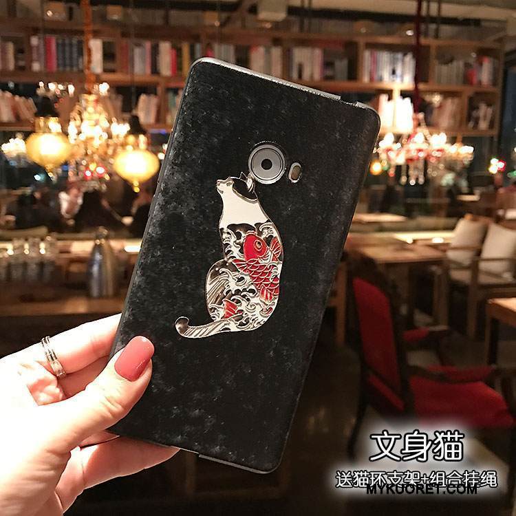 Kuori Mi Note 2 Silikoni Pieni Tuuli, Kotelo Mi Note 2 Pehmeä Neste Musta Pesty Suede