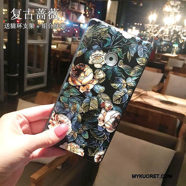 Kuori Mi Note 2 Silikoni Puhelimen Kuoret Pieni, Kotelo Mi Note 2 Tuki Musta Pesty Suede