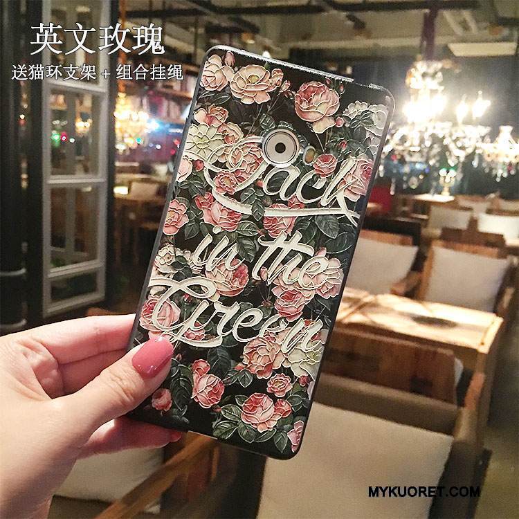 Kuori Mi Note 2 Silikoni Puhelimen Kuoret Pieni, Kotelo Mi Note 2 Tuki Musta Pesty Suede