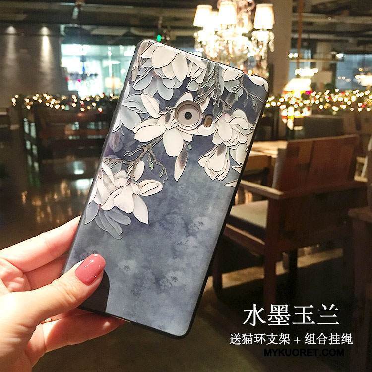 Kuori Mi Note 2 Silikoni Puhelimen Kuoret Pieni, Kotelo Mi Note 2 Tuki Musta Pesty Suede