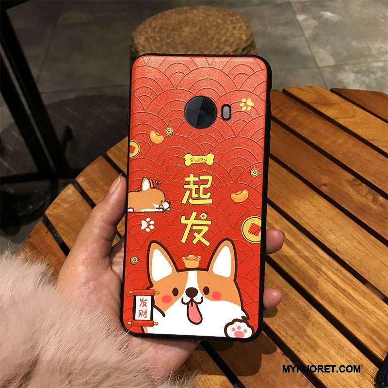 Kuori Mi Note 2 Silikoni Punainen Puhelimen Kuoret, Kotelo Mi Note 2 Pehmeä Neste Ihana Pieni