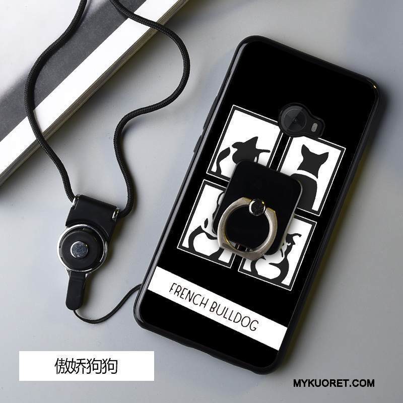 Kuori Mi Note 2 Silikoni Trendi Musta, Kotelo Mi Note 2 Pehmeä Neste Puhelimen Kuoret Pieni