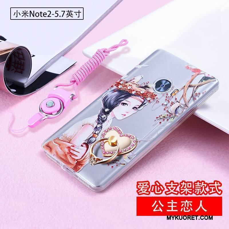 Kuori Mi Note 2 Strassi Pieni Murtumaton, Kotelo Mi Note 2 Silikoni Läpinäkyvä Hoikka