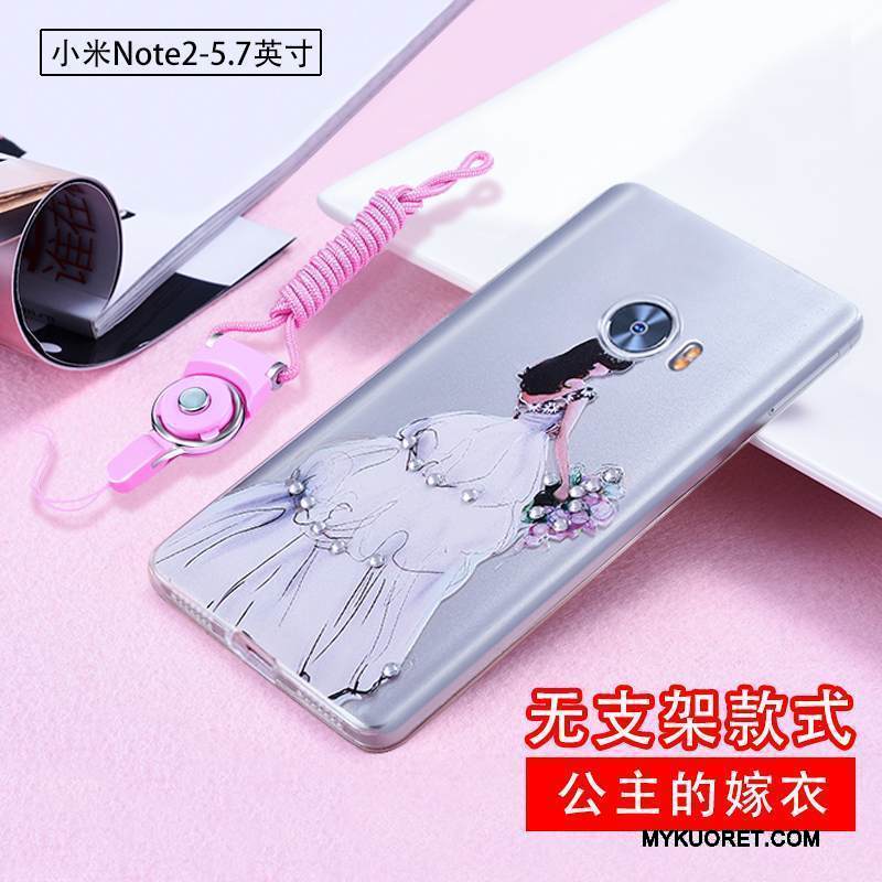 Kuori Mi Note 2 Strassi Pieni Murtumaton, Kotelo Mi Note 2 Silikoni Läpinäkyvä Hoikka