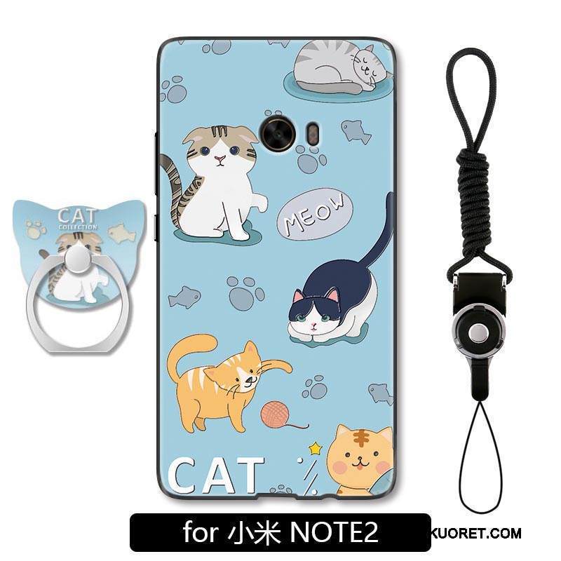 Kuori Mi Note 2 Suojaus Ihana Kissa, Kotelo Mi Note 2 Sarjakuva Pieni Trendi
