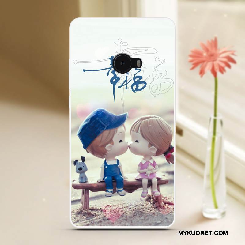 Kuori Mi Note 2 Suojaus Pieni Murtumaton, Kotelo Mi Note 2 Pehmeä Neste Viileä Sininen