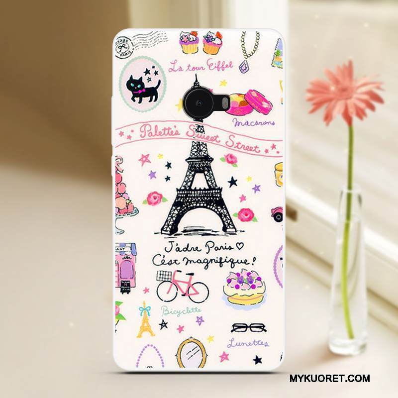 Kuori Mi Note 2 Suojaus Pieni Murtumaton, Kotelo Mi Note 2 Pehmeä Neste Viileä Sininen