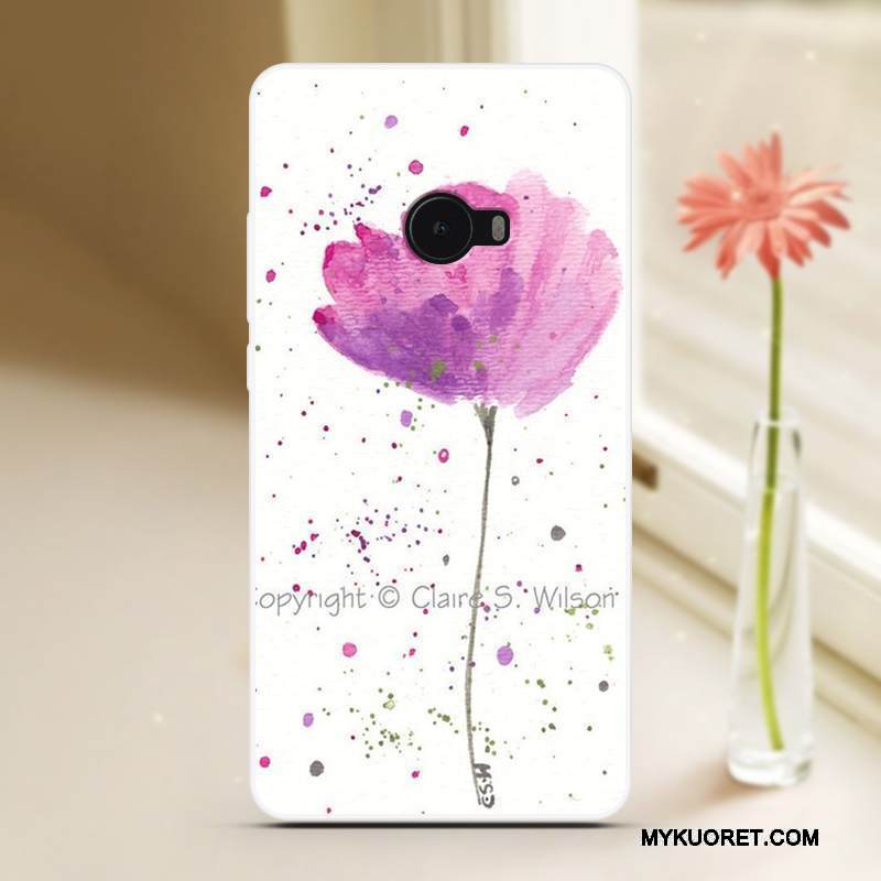 Kuori Mi Note 2 Suojaus Pieni Murtumaton, Kotelo Mi Note 2 Pehmeä Neste Viileä Sininen