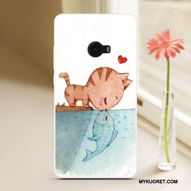 Kuori Mi Note 2 Suojaus Pieni Murtumaton, Kotelo Mi Note 2 Pehmeä Neste Viileä Sininen