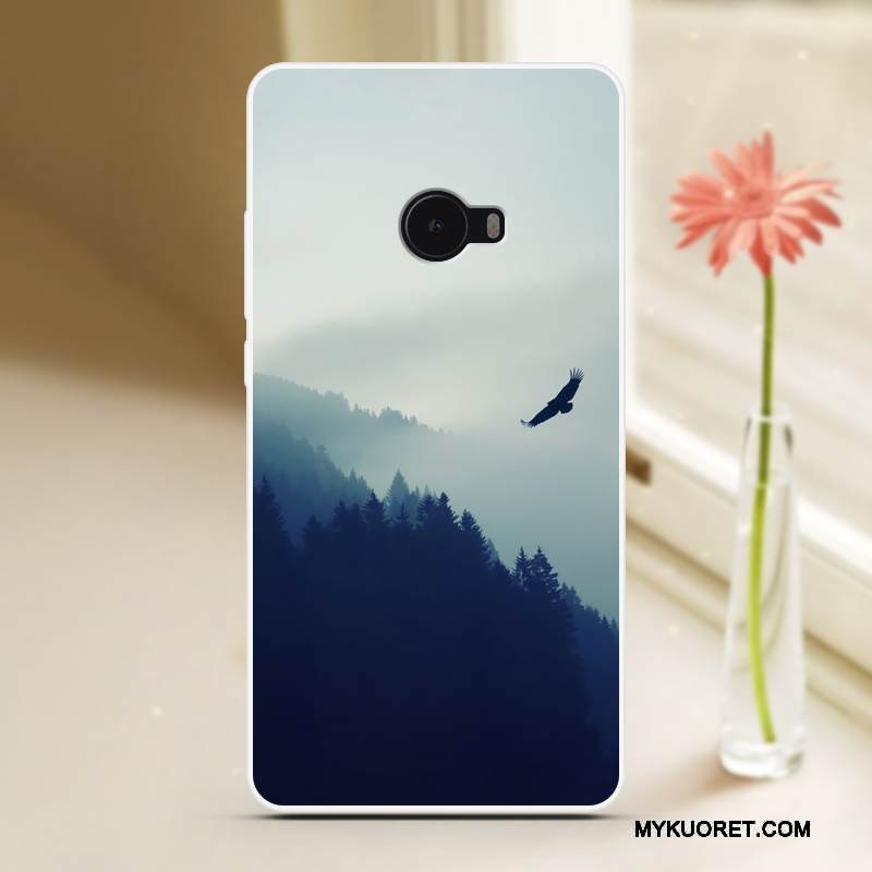 Kuori Mi Note 2 Suojaus Pieni Murtumaton, Kotelo Mi Note 2 Pehmeä Neste Viileä Sininen