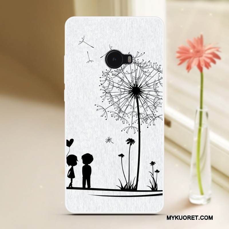 Kuori Mi Note 2 Suojaus Pieni Murtumaton, Kotelo Mi Note 2 Pehmeä Neste Viileä Sininen