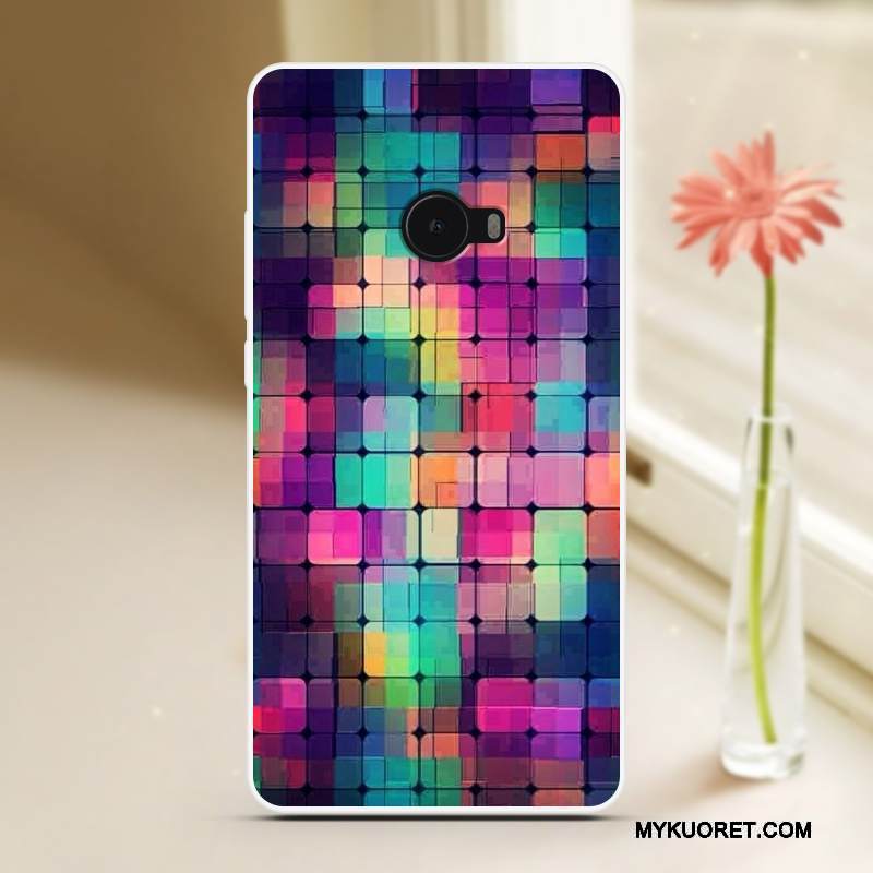 Kuori Mi Note 2 Suojaus Pieni Murtumaton, Kotelo Mi Note 2 Pehmeä Neste Viileä Sininen