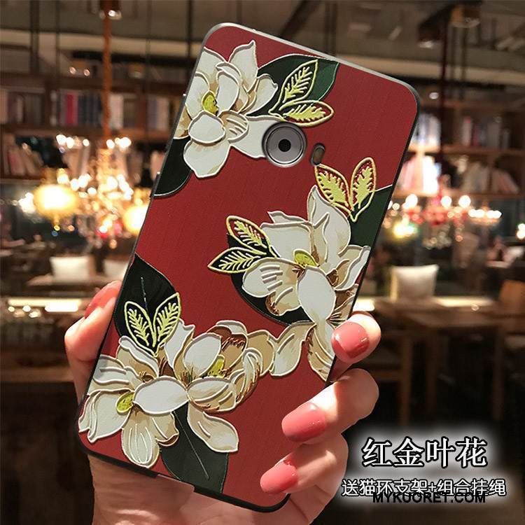 Kuori Mi Note 2 Tuki Puhelimen Kuoret Punainen, Kotelo Mi Note 2 Pehmeä Neste Pieni Musta