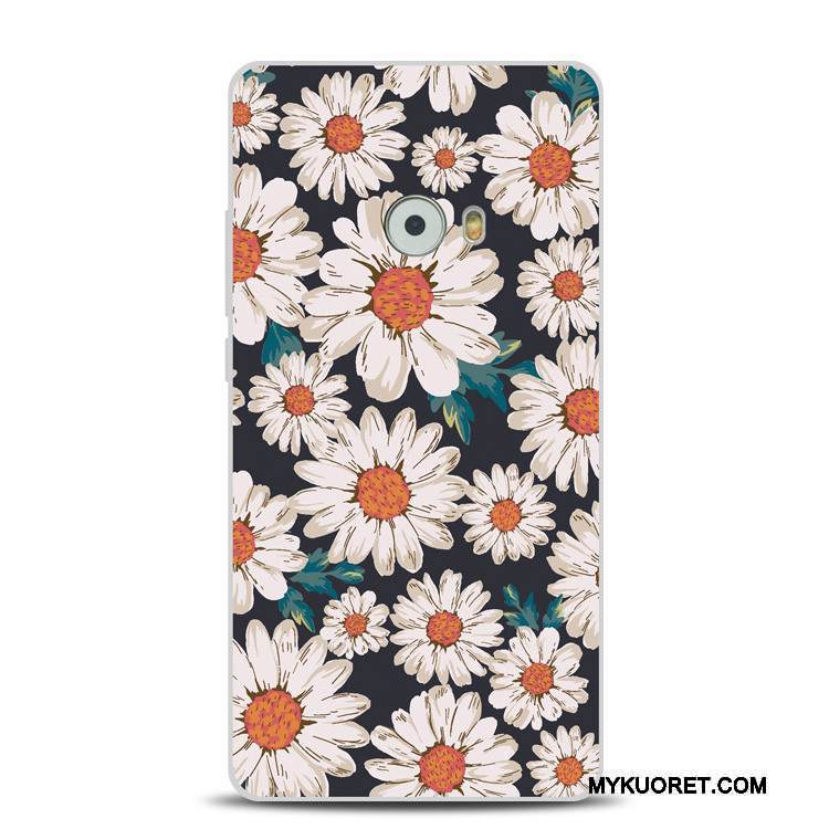 Kuori Mi Note 2 Tuki Rengas Vaaleansininen, Kotelo Mi Note 2 Pehmeä Neste Puhelimen Kuoret Muste